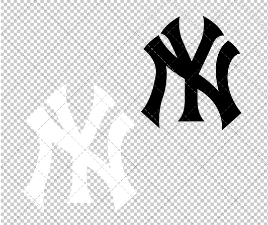 New York Yankees Cap 1968, Svg, Dxf, Eps, Png - SvgShopArt