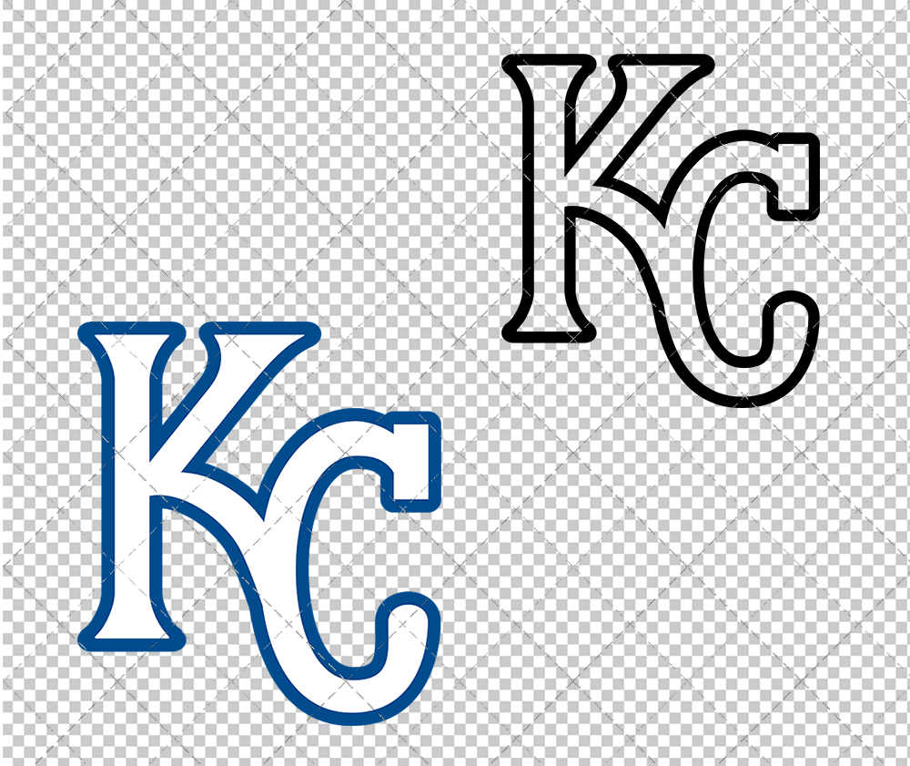 Kansas City Royals Cap 2010, Svg, Dxf, Eps, Png - SvgShopArt