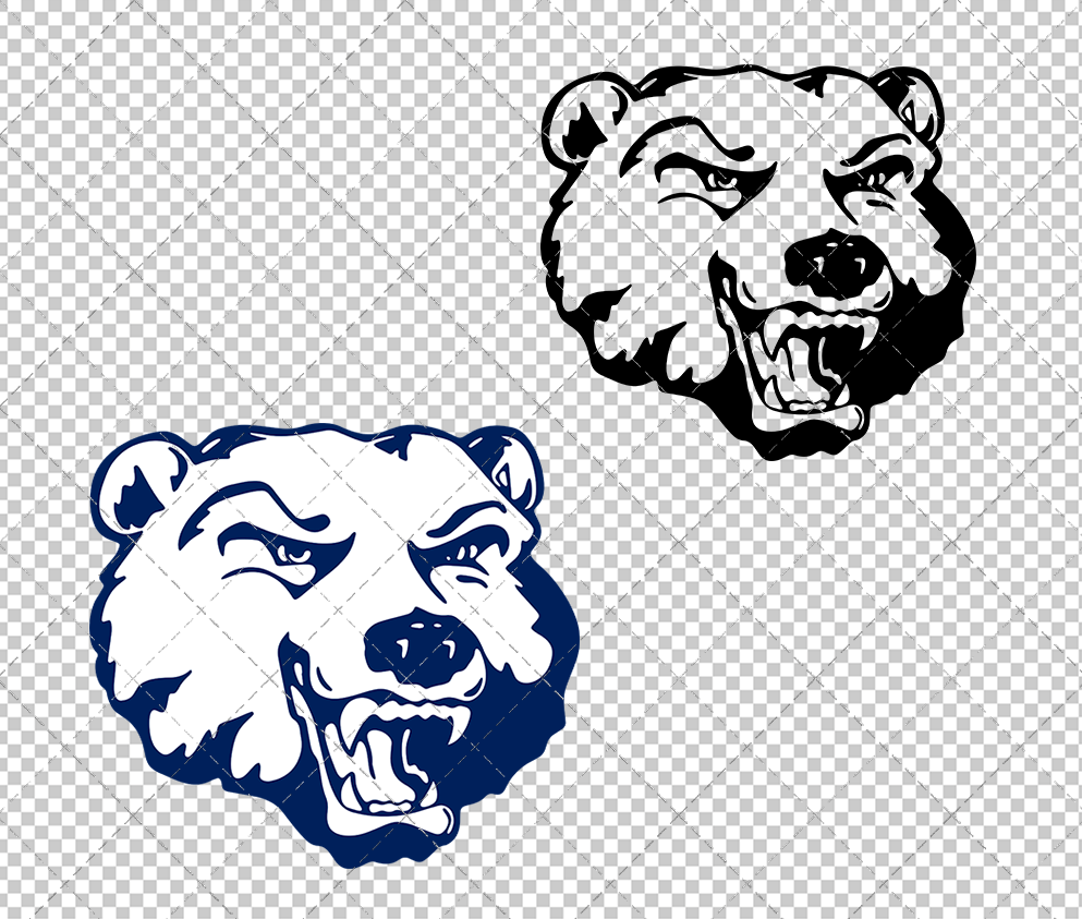 Belmont Bruins Alternate 1995, Svg, Dxf, Eps, Png - SvgShopArt