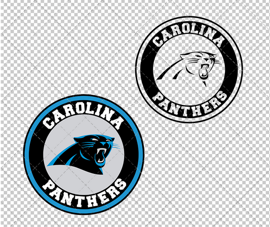 Carolina Panthers Circle 2012 003, Svg, Dxf, Eps, Png - SvgShopArt