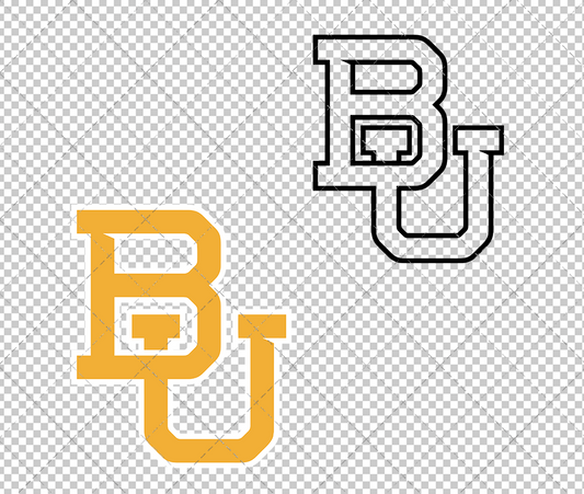 Baylor Bears Alternate 2019 002, Svg, Dxf, Eps, Png - SvgShopArt