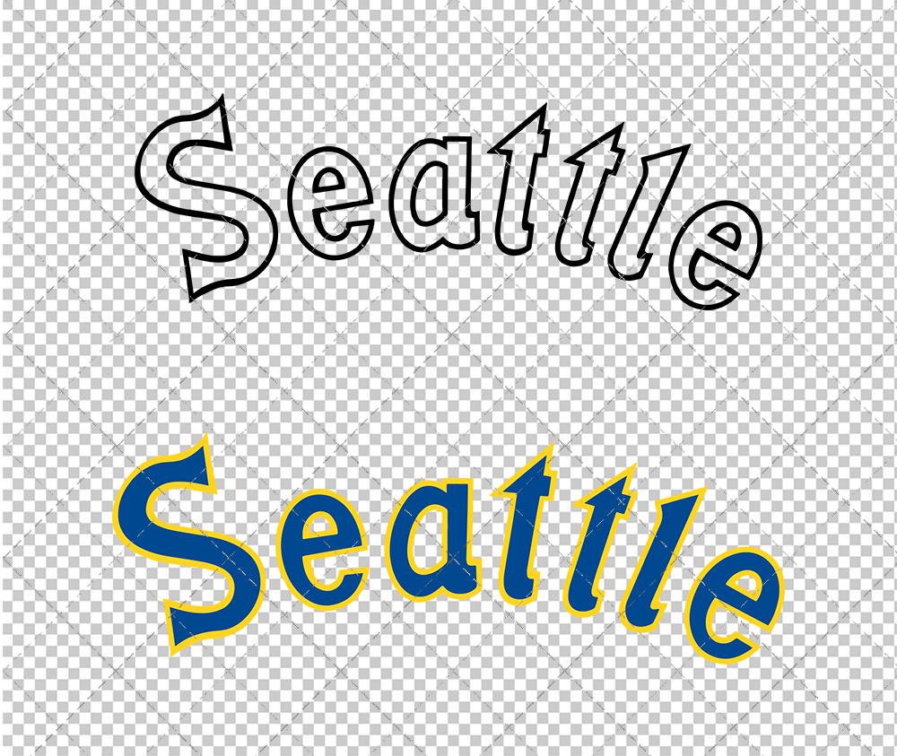 Seattle Mariners Jersey 1978, Svg, Dxf, Eps, Png - SvgShopArt