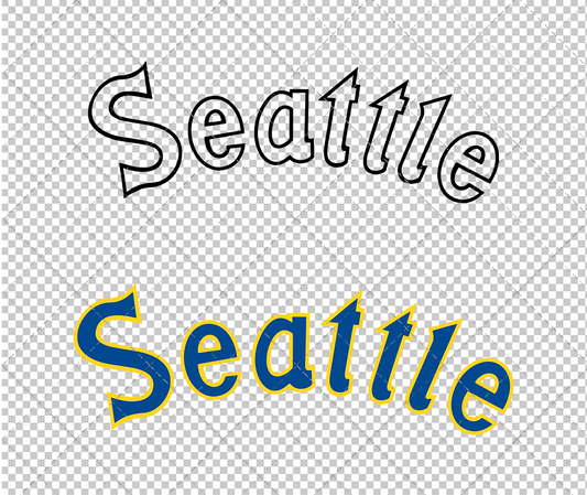 Seattle Mariners Jersey 1978, Svg, Dxf, Eps, Png - SvgShopArt