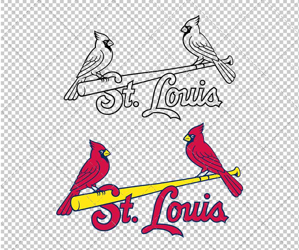 St. Louis Cardinals Jersey 2013, Svg, Dxf, Eps, Png - SvgShopArt