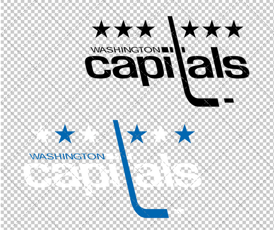 Washington Capitals Jersey 1985 003, Svg, Dxf, Eps, Png - SvgShopArt