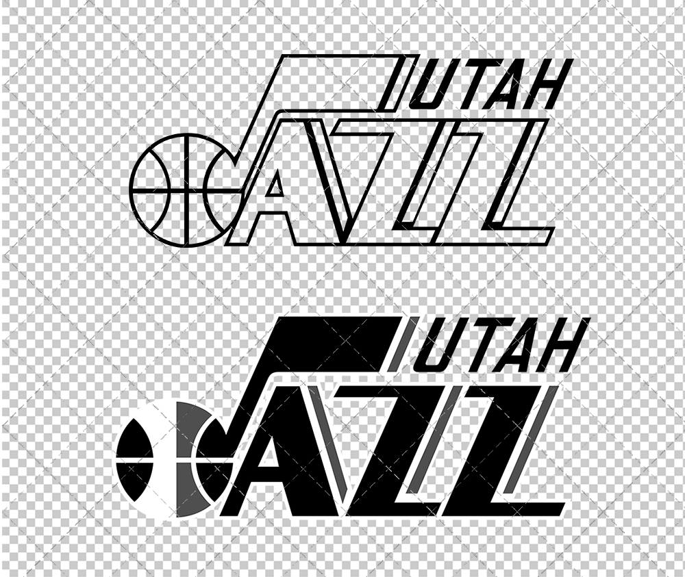 Utah Jazz Concept 2016 002, Svg, Dxf, Eps, Png - SvgShopArt