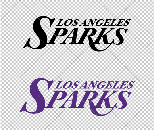 Los Angeles Sparks Wordmark 2021, Svg, Dxf, Eps, Png - SvgShopArt