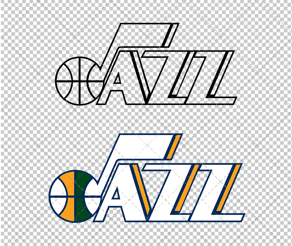 Utah Jazz Jersey 2010, Svg, Dxf, Eps, Png - SvgShopArt