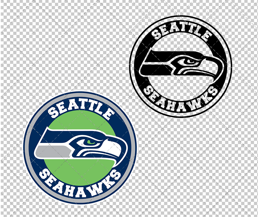 Seattle Seahawks Circle 2012 002, Svg, Dxf, Eps, Png - SvgShopArt