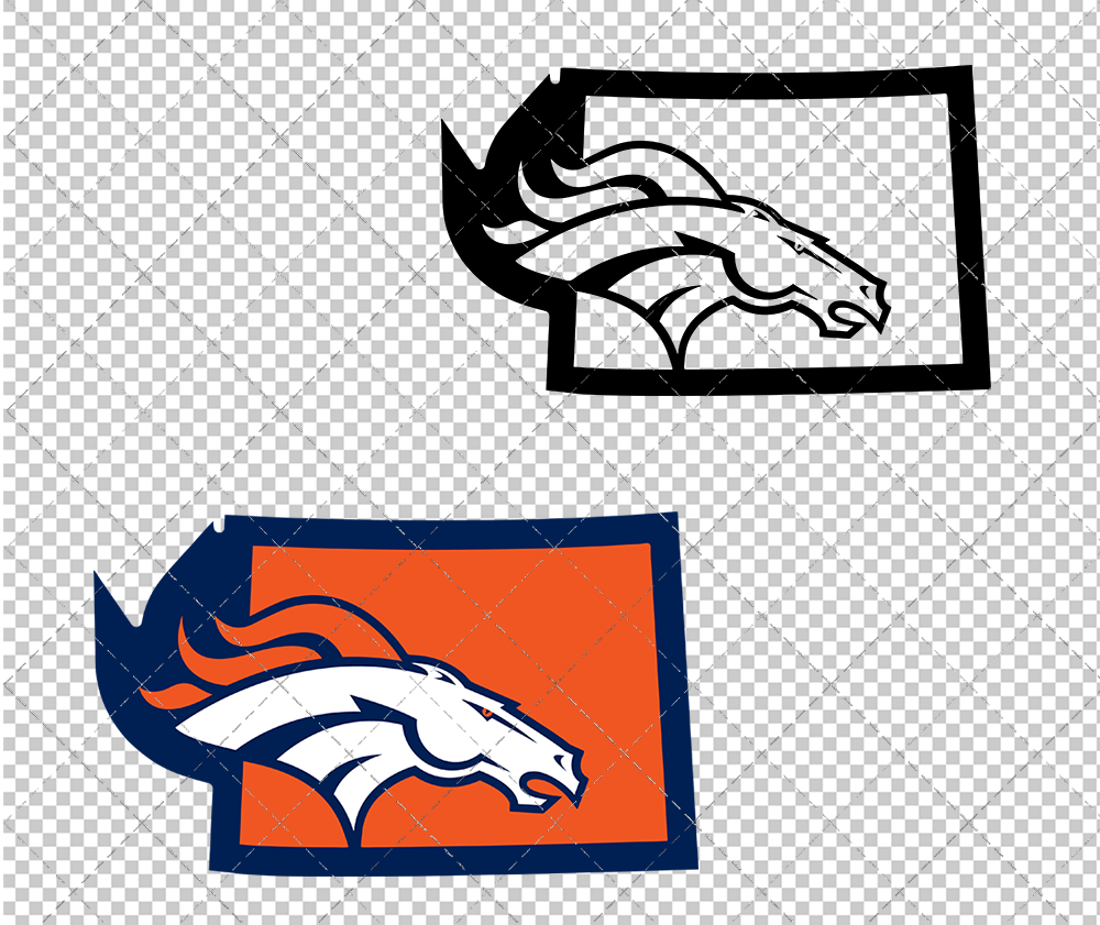 Denver Broncos Concept 1997 004, Svg, Dxf, Eps, Png - SvgShopArt