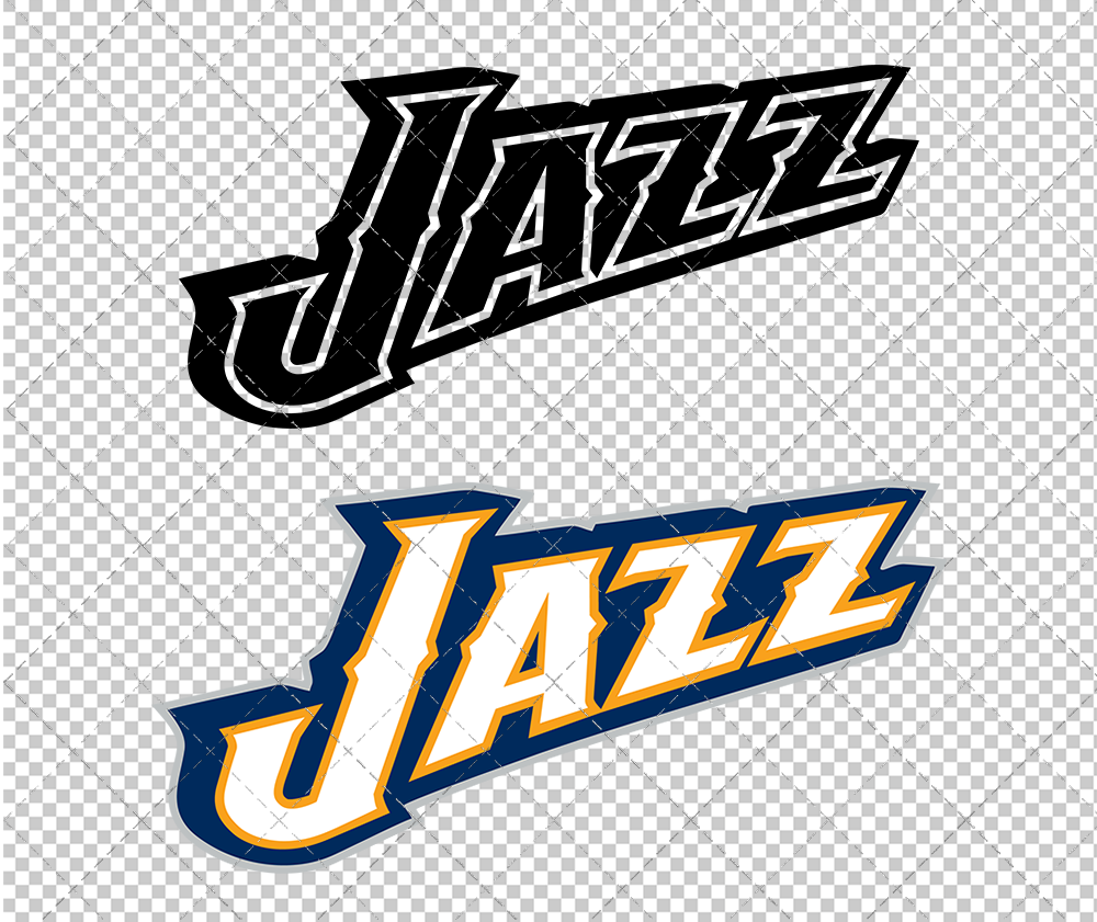 Utah Jazz Wordmark 2010, Svg, Dxf, Eps, Png - SvgShopArt