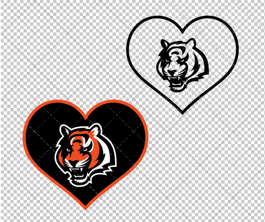 Cincinnati Bengals Concept 1997, Svg, Dxf, Eps, Png - SvgShopArt