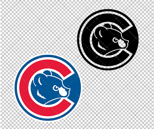 Chicago Cubs Concept 1997 002, Svg, Dxf, Eps, Png - SvgShopArt