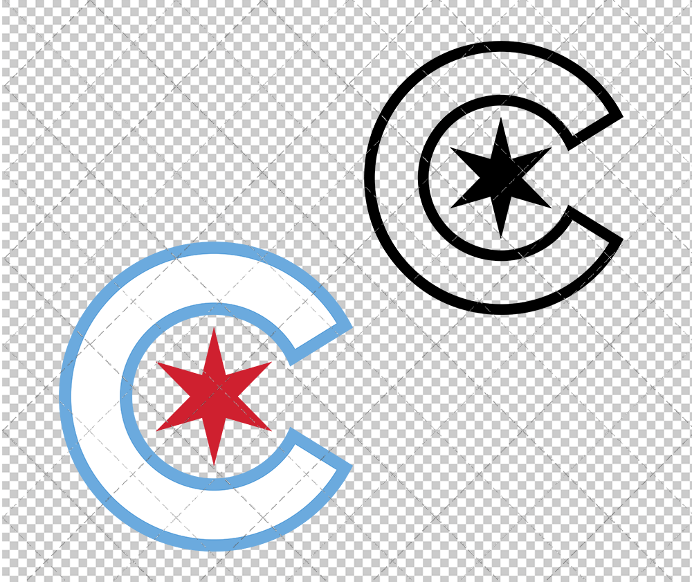 Chicago Cubs City Connect Cap 2021, Svg, Dxf, Eps, Png - SvgShopArt