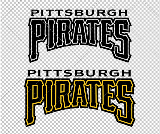 Pittsburgh Pirates Wordmark 1997, Svg, Dxf, Eps, Png - SvgShopArt