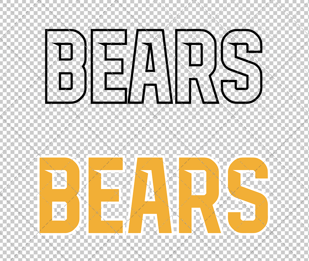 Baylor Bears Wordmark 2019 015, Svg, Dxf, Eps, Png - SvgShopArt