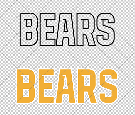 Baylor Bears Wordmark 2019 015, Svg, Dxf, Eps, Png - SvgShopArt