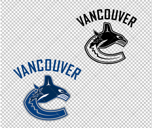 Vancouver Canucks 2007, Svg, Dxf, Eps, Png - SvgShopArt