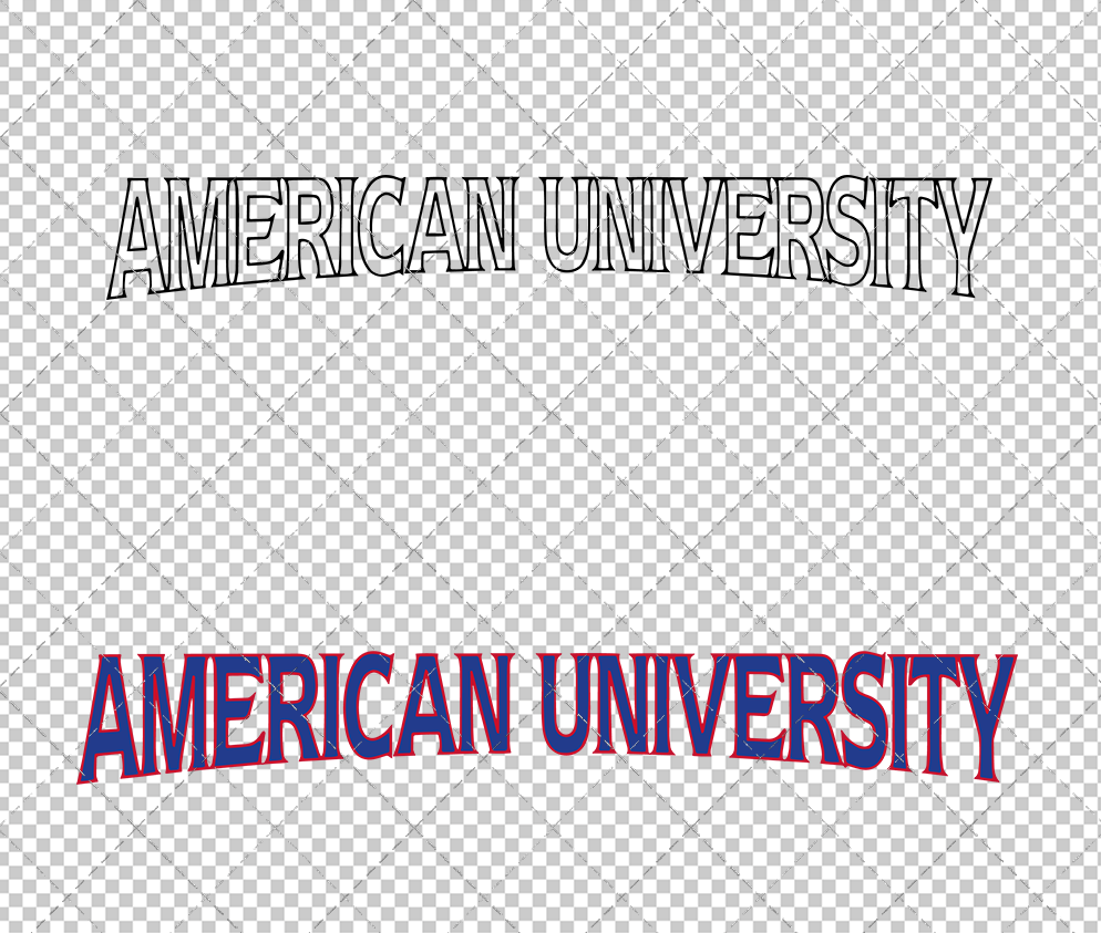 American Eagles Wordmark 2006 005, Svg, Dxf, Eps, Png