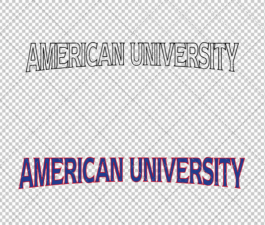 American Eagles Wordmark 2006 005, Svg, Dxf, Eps, Png