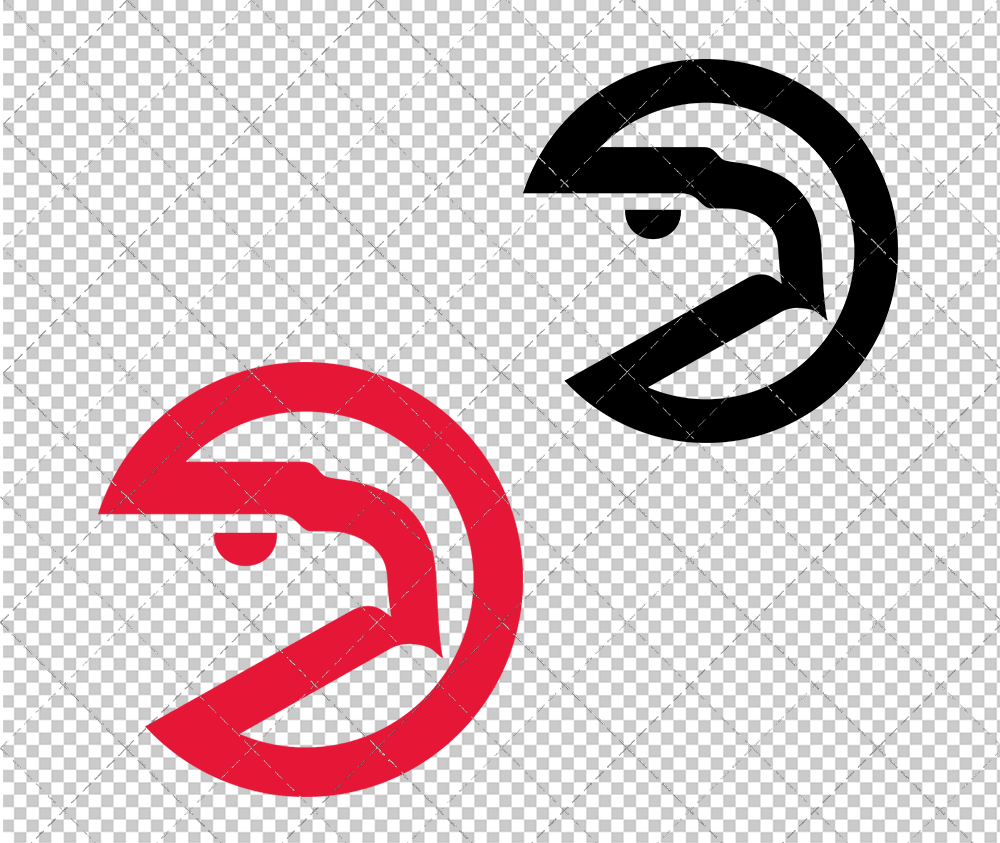 Atlanta Hawks Alternate 1972, Svg, Dxf, Eps, Png - SvgShopArt