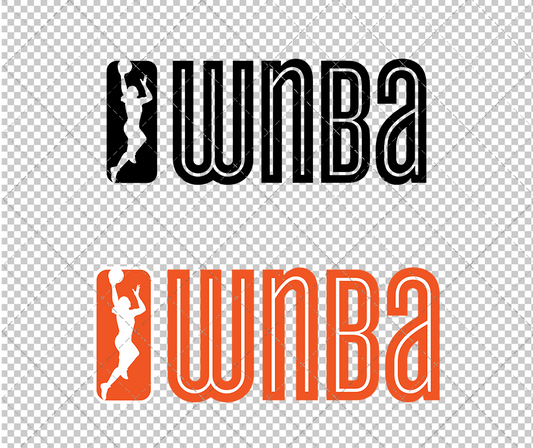 WNBA Logo Wordmark 2013, Svg, Dxf, Eps, Png - SvgShopArt