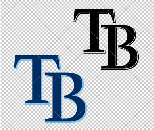 Tampa Bay Rays Alternate 2008, Svg, Dxf, Eps, Png - SvgShopArt