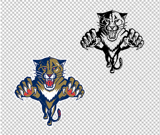 Florida Panthers 1993, Svg, Dxf, Eps, Png - SvgShopArt