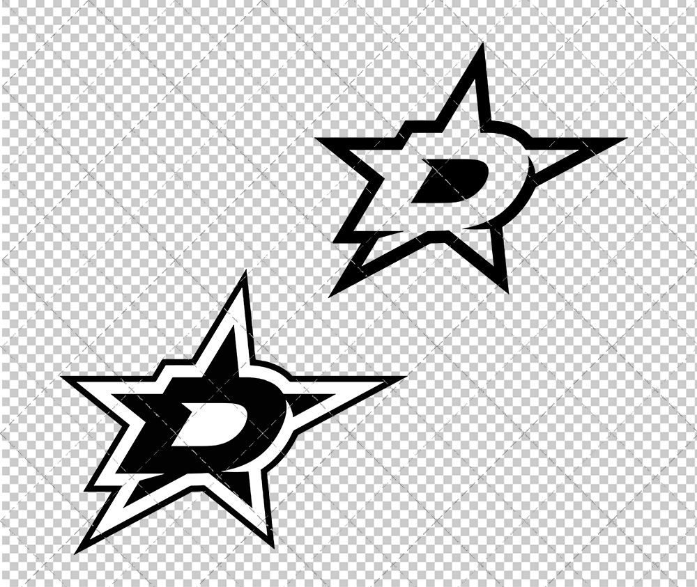 Dallas Stars Concept 2021 007, Svg, Dxf, Eps, Png - SvgShopArt