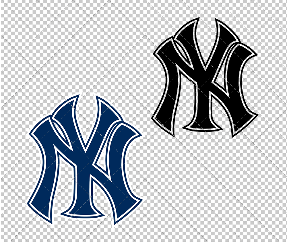 New York Yankees Concept 1968 006, Svg, Dxf, Eps, Png - SvgShopArt