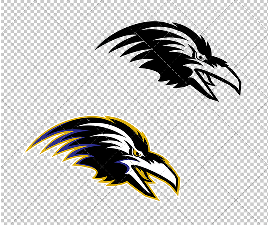 Baltimore Ravens Alternate 1996 003, Svg, Dxf, Eps, Png - SvgShopArt