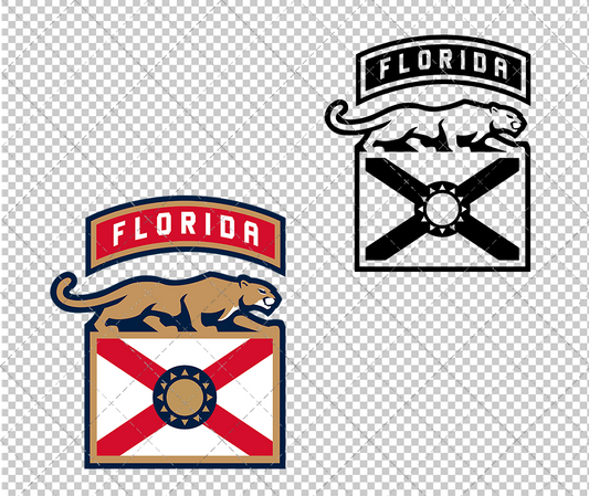 Florida Panthers Alternate 2016 002, Svg, Dxf, Eps, Png - SvgShopArt