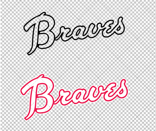 Atlanta Braves Jersey 1972 002, Svg, Dxf, Eps, Png - SvgShopArt