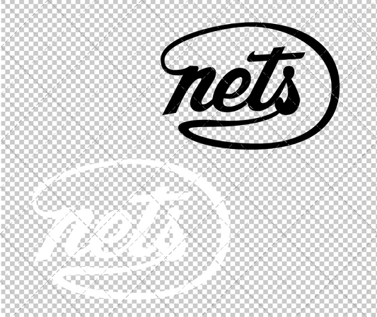 Brooklyn Nets Concept 1972, Svg, Dxf, Eps, Png - SvgShopArt