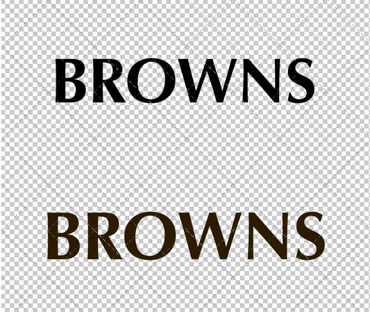 Cleveland Browns Wordmark 1972, Svg, Dxf, Eps, Png - SvgShopArt