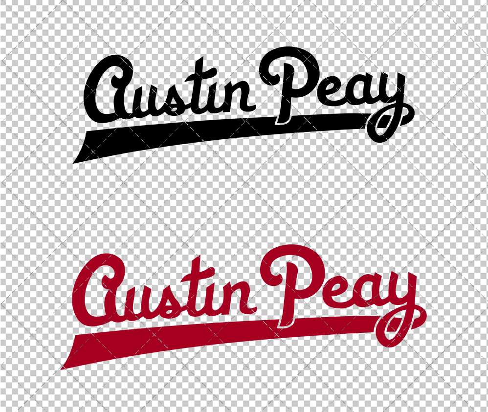 Austin Peay Governors Wordmark 2017 002, Svg, Dxf, Eps, Png - SvgShopArt