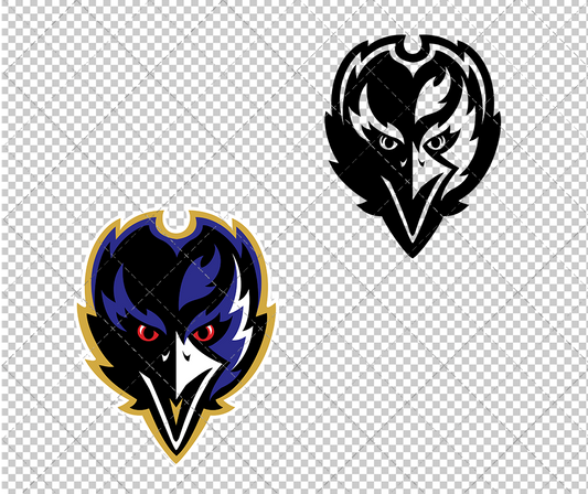 Baltimore Ravens Alternate 1999 002, Svg, Dxf, Eps, Png - SvgShopArt