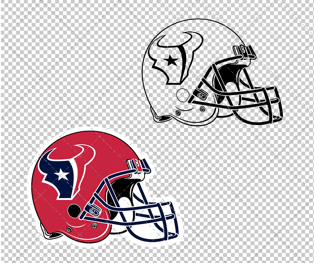 Houston Texans Helmet 2022, Svg, Dxf, Eps, Png - SvgShopArt