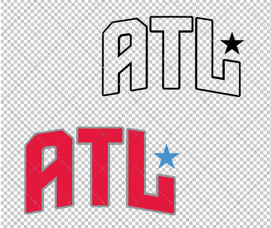 Atlanta Dream Alternate 2020 003, Svg, Dxf, Eps, Png - SvgShopArt