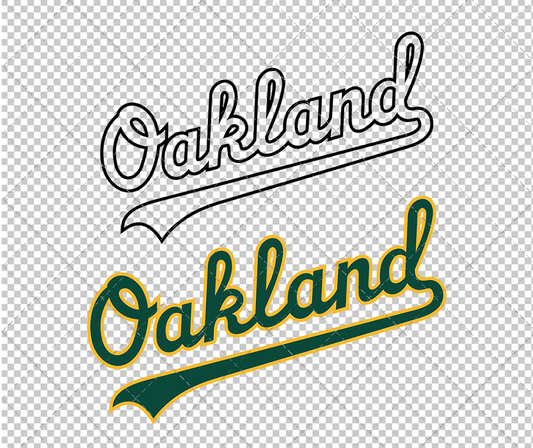 Oakland Athletics Jersey 1993 002, Svg, Dxf, Eps, Png - SvgShopArt