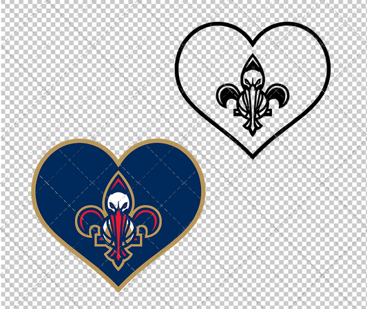 New Orleans Pelicans Concept 2013, Svg, Dxf, Eps, Png - SvgShopArt