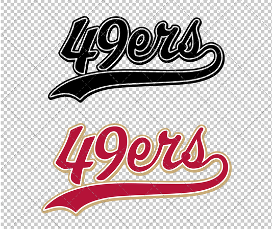 San Francisco 49Ers Concept 2009 006, Svg, Dxf, Eps, Png - SvgShopArt