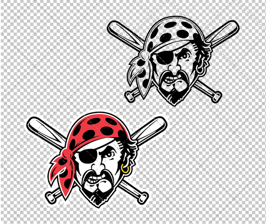 Pittsburgh Pirates Alternate 1997, Svg, Dxf, Eps, Png - SvgShopArt