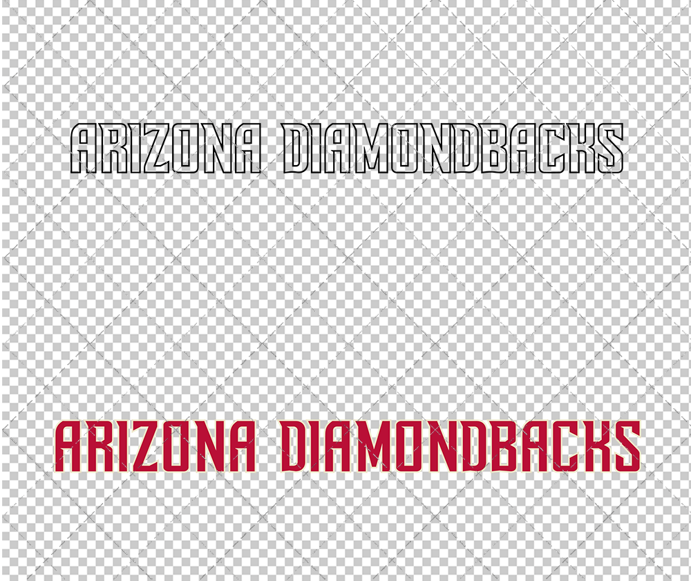 Arizona Diamondbacks Wordmark 2016, Svg, Dxf, Eps, Png - SvgShopArt