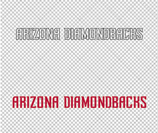Arizona Diamondbacks Wordmark 2016, Svg, Dxf, Eps, Png - SvgShopArt