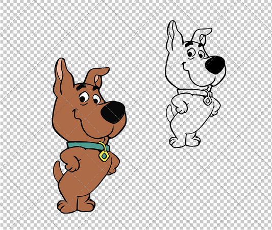 Scrappy-Doo - Scooby-Doo, Svg, Dxf, Eps, Png - SvgShopArt