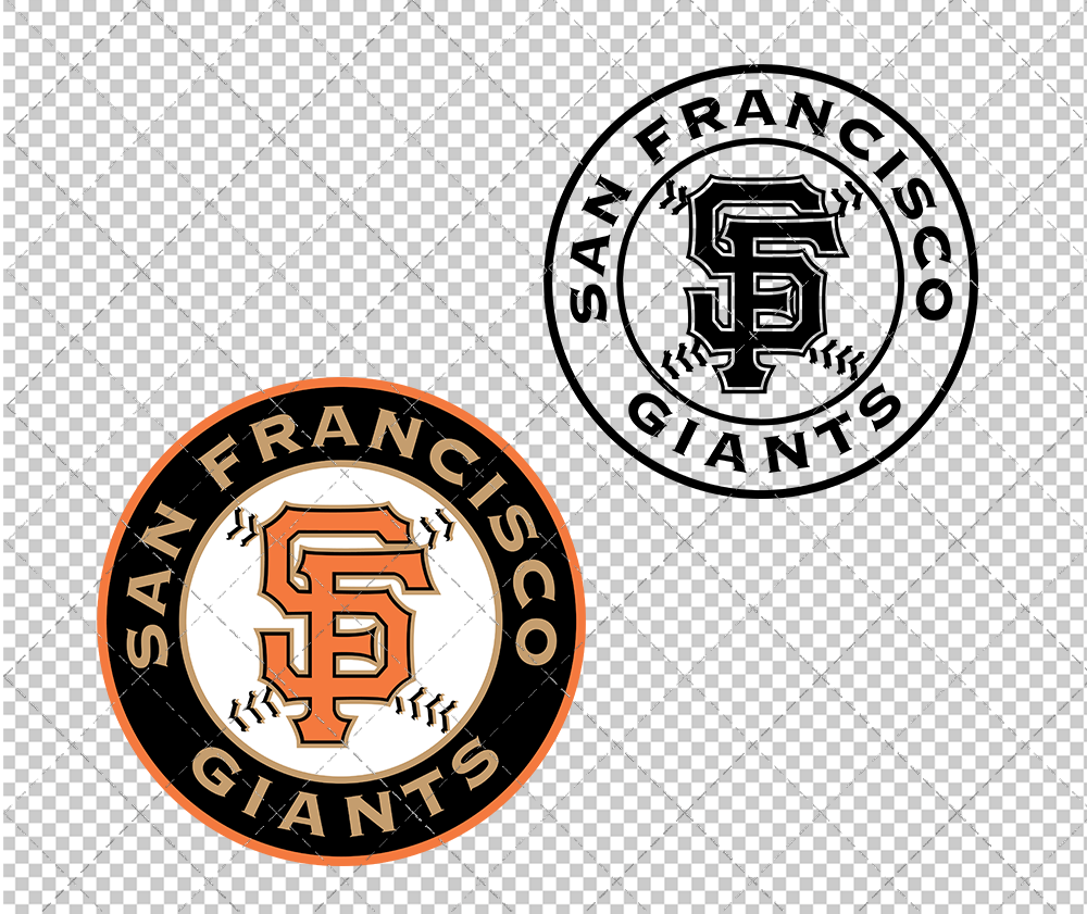 San Francisco Giants Alternate 2000 003, Svg, Dxf, Eps, Png - SvgShopArt