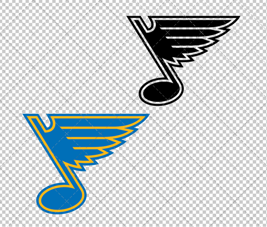 St. Louis Blues 2025, Svg, Dxf, Eps, Png - SvgShopArt