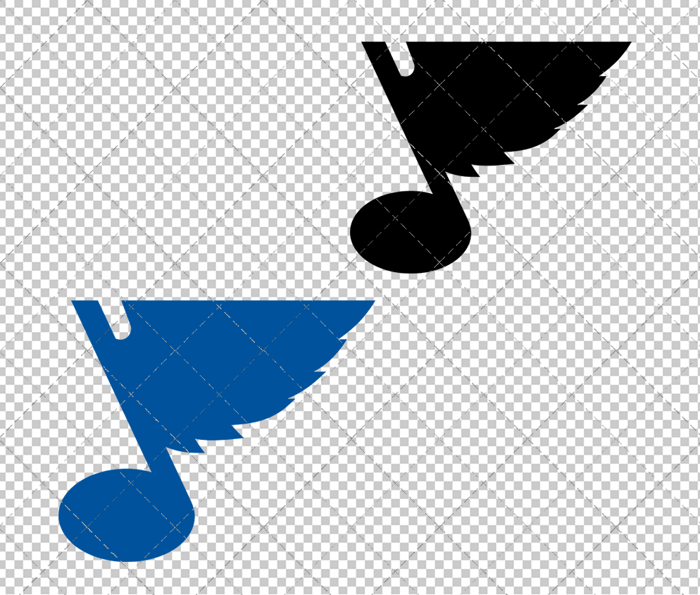 St. Louis Blues Alternate 1967 003, Svg, Dxf, Eps, Png - SvgShopArt