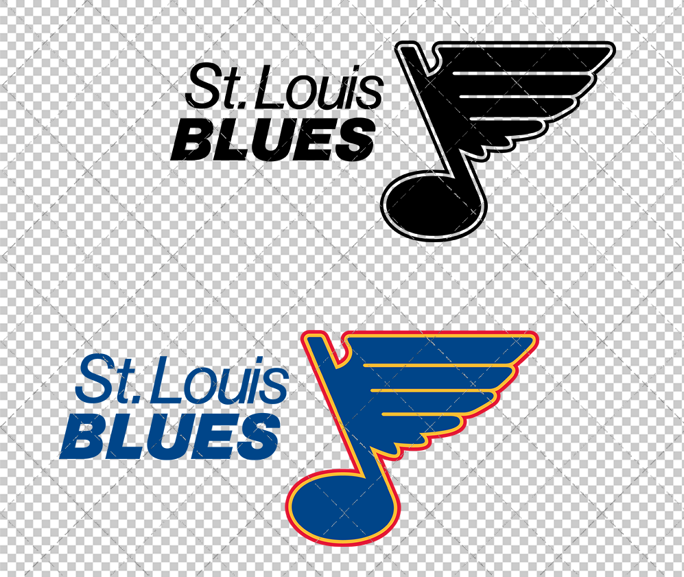 St. Louis Blues Alternate 1988 002, Svg, Dxf, Eps, Png - SvgShopArt